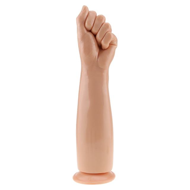 13" Ultra-Thick PVC Dildo – Color Options Available (Black/Flesh/Brown/Dark Brow)
