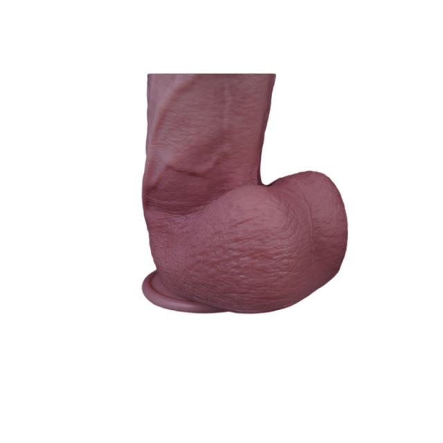 15" Ultra-Thick Silicone Dildo – Color Options Available (Flesh/Brown/Dark Coffee)