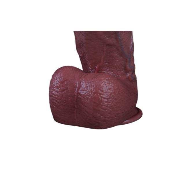 15" Ultra-Thick Silicone Dildo – Color Options Available (Flesh/Brown/Dark Coffee)