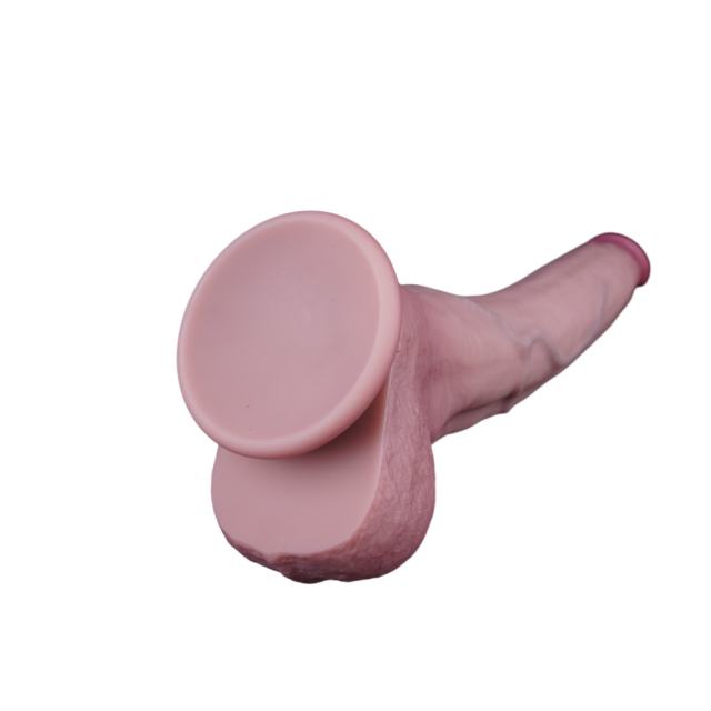 15" Realistic Silicone Dildo – Color Options Available (Flesh/Brown/Dark Brown)