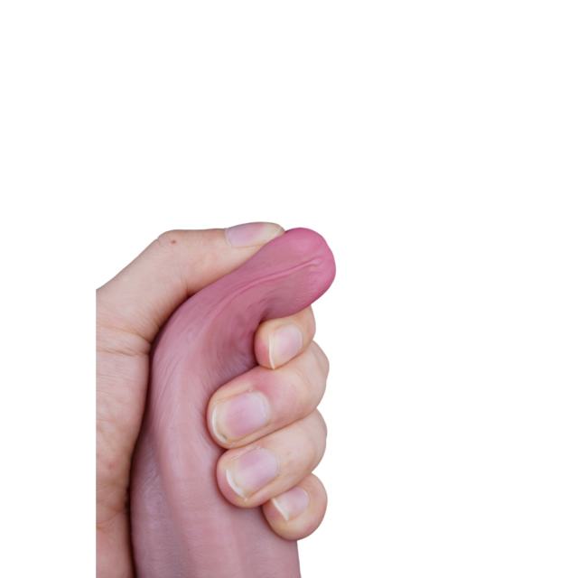 15" Realistic Silicone Dildo – Color Options Available (Flesh/Brown/Dark Brown)