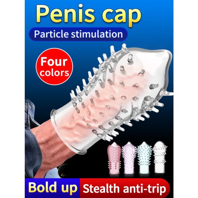 Elastic Penis Cover Set-4pcs – 4-in-1 Soft TPE Cock Sleeve for Men's Pleasure & Training