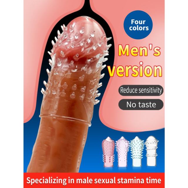 Elastic Penis Cover Set-4pcs – 4-in-1 Soft TPE Cock Sleeve for Men's Pleasure & Training