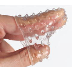 2-Pack Soft TPE Finger Sleeve I – Flexible Finger Cover for Manual Stimulation