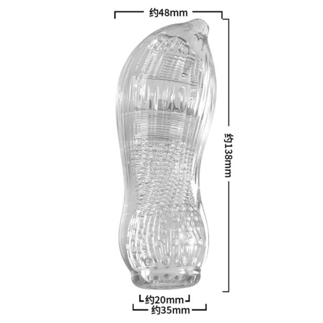 5.4" 01 male masturbator Soft TPE Male Masturbator – Handheld Pocket Stroker with Beginner Texture for Men's Training & Solo Pleasure