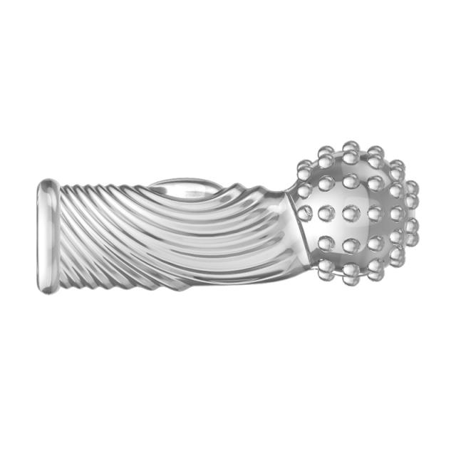 Finger Sleeve III – Soft TPE Finger Cover with Passion Texture for Couples Play
