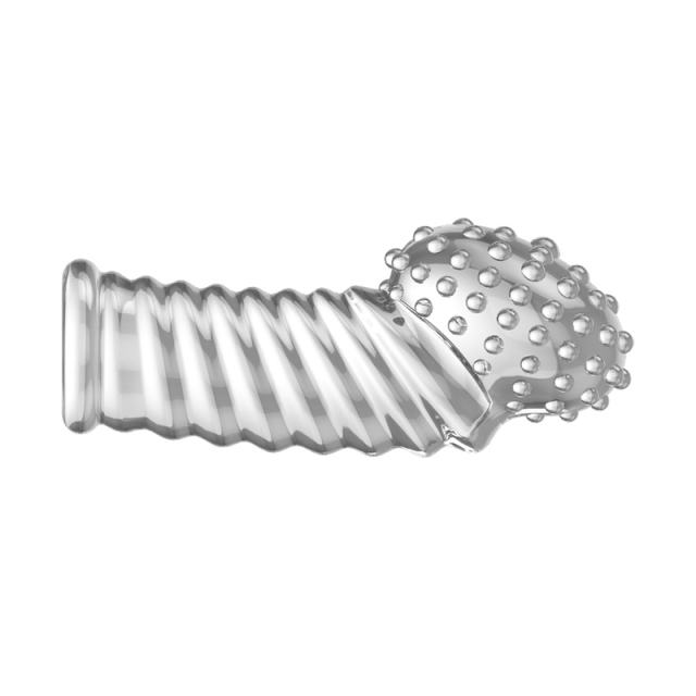 Finger Sleeve II – Soft TPE Finger Cover with Stimulating Texture for Intense Sensation