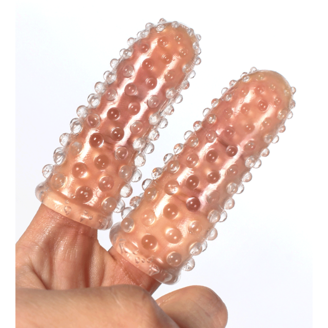 2-Pack Soft TPE Finger Sleeve II – Precision Finger Cover for Enhanced Stimulation