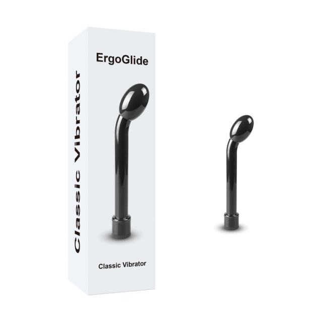 8.1'' Black G-Spot Simline Vibe (100% Waterproof)