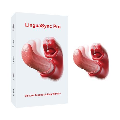 Red Rechargeable Tongue-Licking & Biting Vibrator – 10 Vibrating + 10 Tongue-Licking + 10 Biting Modes