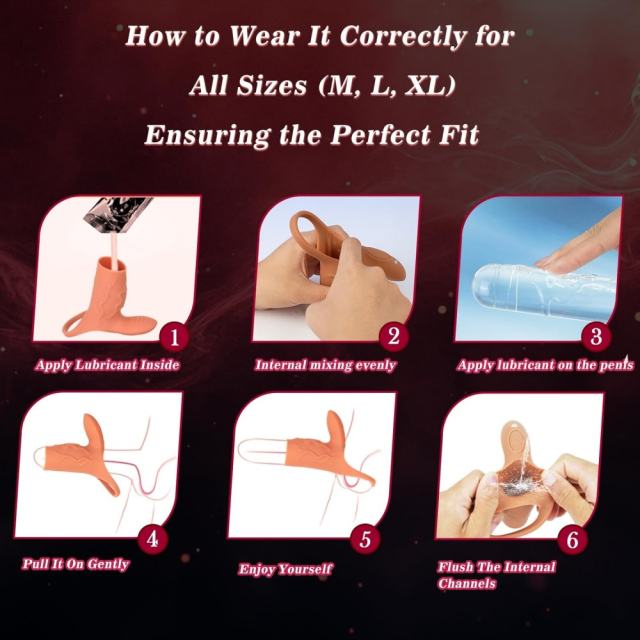 10-Speed Dark Flesh Rechargeable Vibrating Cock Ring with Clitoral Stimulator
