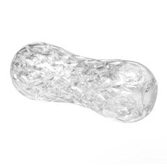 5.0" Clear Male Stroker-TJ Soft ClearTPE Male Masturbator – Handheld Pocket Stroker with Stimulating Protrusion Texture for Men's Training & Solo Pleasure
