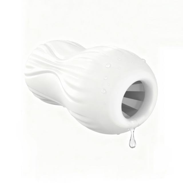5.0" Dynamic Trainer-LW Soft ClearTPE Male Masturbator – Handheld Pocket Stroker with Flow Line Texture for Men's Training & Solo Pleasure