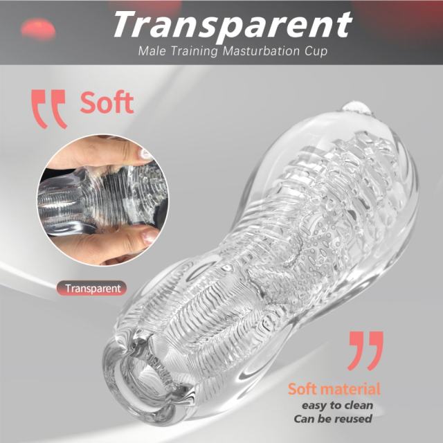 5.4" 02 male masturbator Soft TPE Male Masturbator – Handheld Pocket Stroker with Intermediate Texture for Men's Training & Solo Pleasure