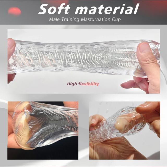 5.4" 02 male masturbator Soft TPE Male Masturbator – Handheld Pocket Stroker with Intermediate Texture for Men's Training & Solo Pleasure