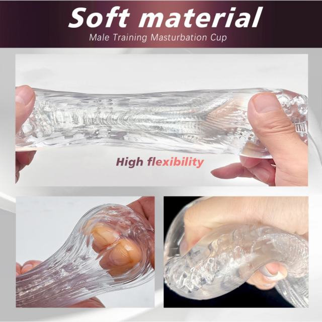 5.4" 03 male masturbator Soft TPE Male Masturbator – Handheld Pocket Stroker with Advanced Texture for Men's Training & Solo Pleasure