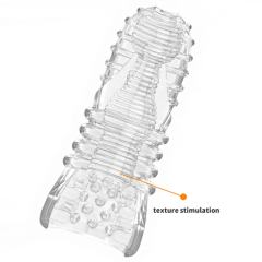 4.9" Male Stroker 5 Soft ClearTPE Male Masturbator – Handheld Pocket Stroker with Realistic Texture for Men's Training & Solo Pleasure
