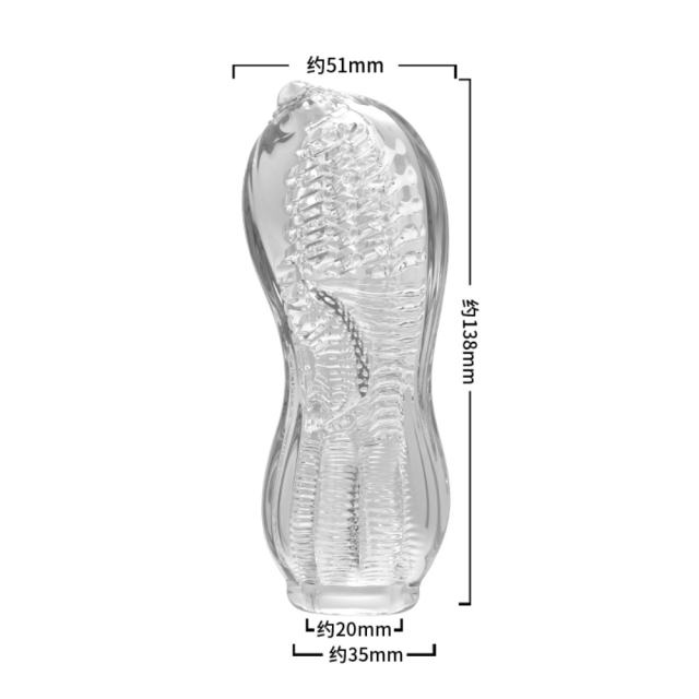 5.4" 02 male masturbator Soft TPE Male Masturbator – Handheld Pocket Stroker with Intermediate Texture for Men's Training & Solo Pleasure