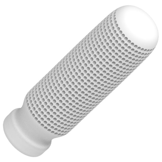 5.1" AR-Male Cup-XJ Soft White TPE Male Masturbator – Handheld Pocket Stroker with Tight Suction Texture for Men's Training & Solo Pleasure