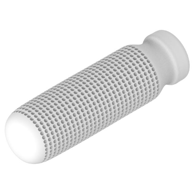 5.1" AR-Male Cup-XJ Soft White TPE Male Masturbator – Handheld Pocket Stroker with Tight Suction Texture for Men's Training & Solo Pleasure