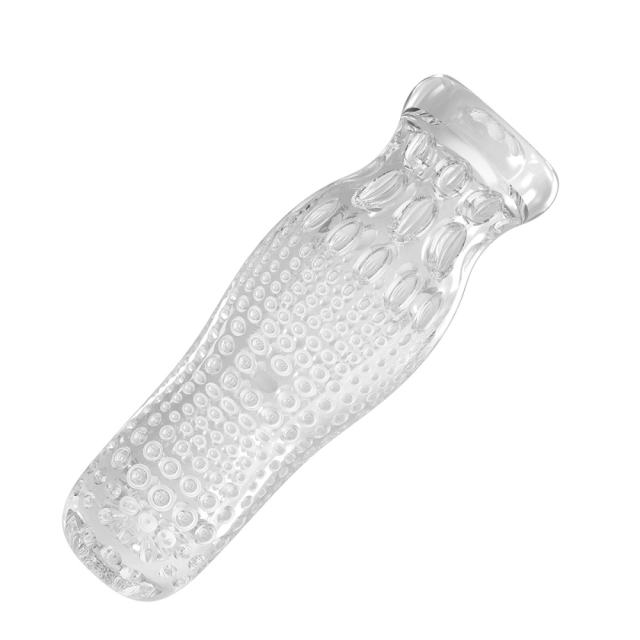 5.2" AR-Male Cup-YHYX Soft ClearTPE Male Masturbator – Handheld Pocket Stroker with Cherry Blossom Texture for Men's Training & Solo Pleasure