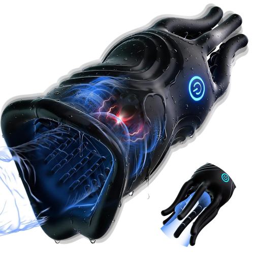 lack App-Controlled Vibrating Masturbator – 9 Vibrating Modes with Textured Inner Sleeve