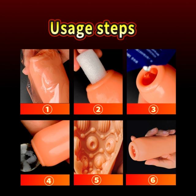 5.1" Flesh Male Stroker-Dott Soft TPE Male Masturbator – Handheld Pocket Stroker with Dotted Texture for Men's Training & Solo Pleasure