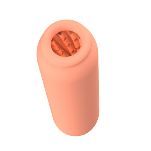5.1" Flesh Male Stroker-Cycle Soft TPE Male Masturbator – Handheld Pocket Stroker with Cycle Texture for Men's Training & Solo Pleasure