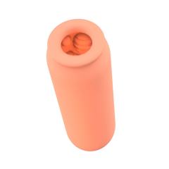 5.1" Flesh Male Stroker-Dott Soft TPE Male Masturbator – Handheld Pocket Stroker with Dotted Texture for Men's Training & Solo Pleasure