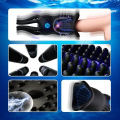 lack App-Controlled Vibrating Masturbator – 9 Vibrating Modes with Textured Inner Sleeve