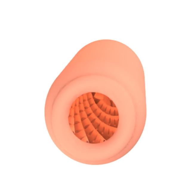 5.1" Flesh Male Stroker-Cycle Soft TPE Male Masturbator – Handheld Pocket Stroker with Cycle Texture for Men's Training & Solo Pleasure