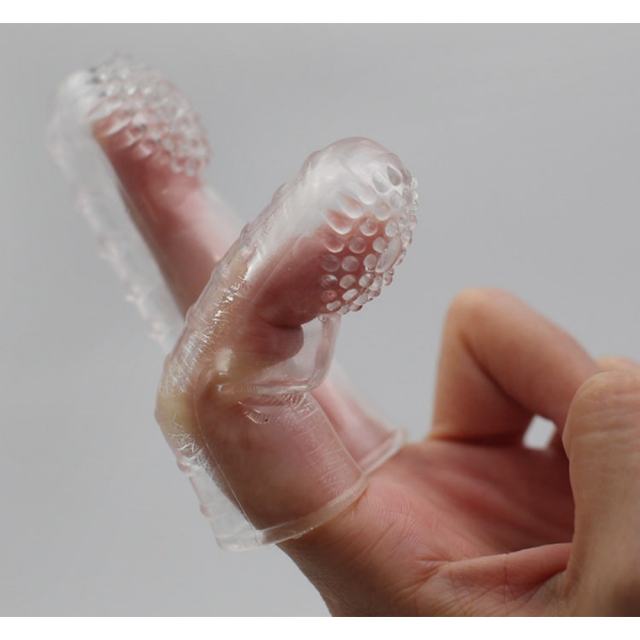 3.1" Vibrating Finger Sleeve I – Soft TPE Finger Cover with Single Vibration Mode