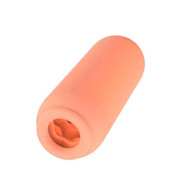 5.1" Flesh Male Stroker-Wave Soft TPE Male Masturbator – Handheld Pocket Stroker with Wave Texture for Men's Training & Solo Pleasure