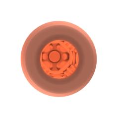 5.1" Flesh Male Stroker-Dott Soft TPE Male Masturbator – Handheld Pocket Stroker with Dotted Texture for Men's Training & Solo Pleasure