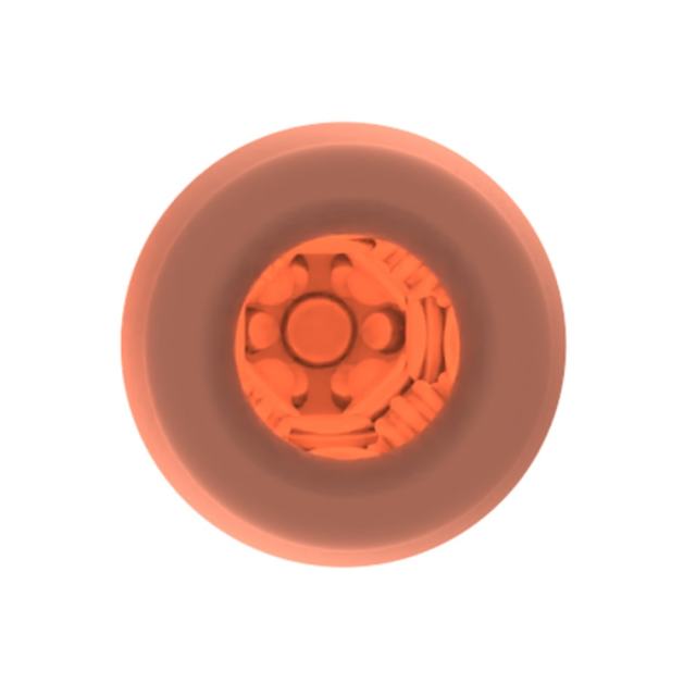 5.1" Flesh Male Stroker-Dott Soft TPE Male Masturbator – Handheld Pocket Stroker with Dotted Texture for Men's Training & Solo Pleasure