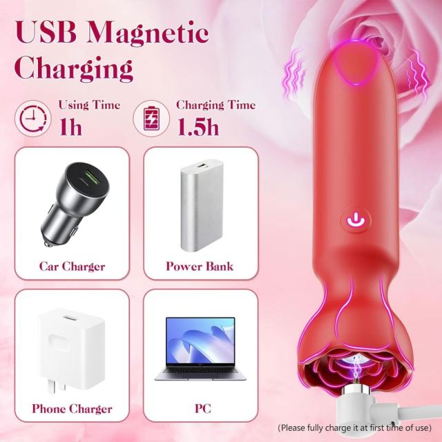3.70" Red Rechargeable Silicone App-Controlled Vibrating Egg – 9 Vibrating Modes