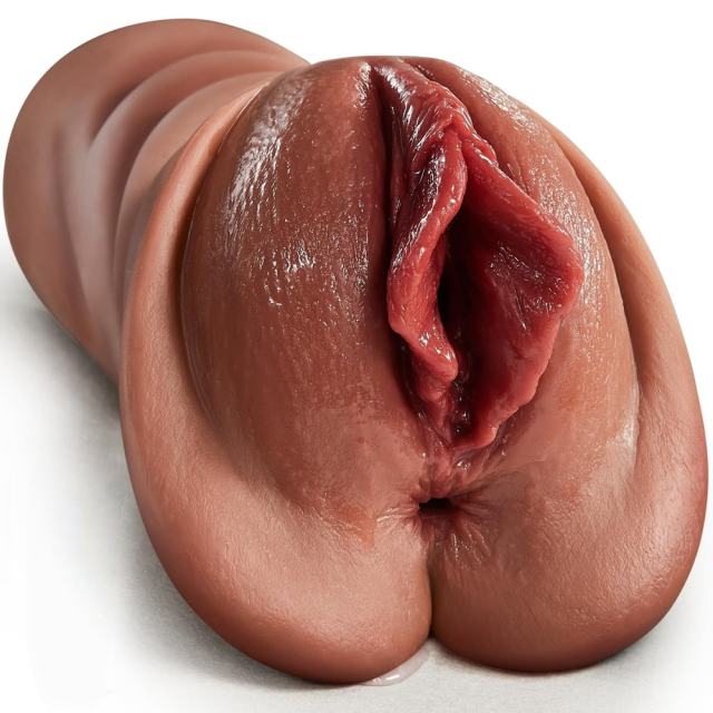 7.09" Brown Realistic TPE Masturbator