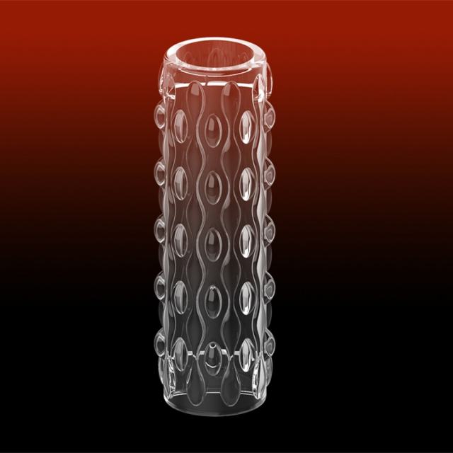 5.0" Clear Male Stroker-TD Soft ClearTPE Male Masturbator – Handheld Pocket Stroker with Raised Dot Texture for Men's Training & Solo Pleasure