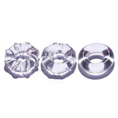 Clear TPE Cock Ring Set (3 Shapes) –  Beginner-Friendly