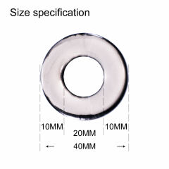 Clear TPE Cock Ring Set (3 Shapes) –  Beginner-Friendly