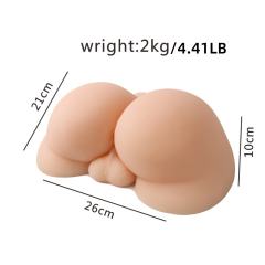 4.41LB Life-Like Flesh/Brown Colored TPE Sex Doll