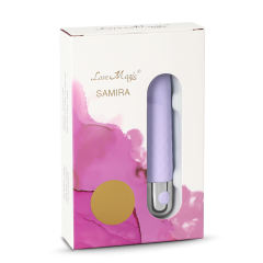 3.8'' Purple Color 10-Speed USB Recharging Silicone Vibrator