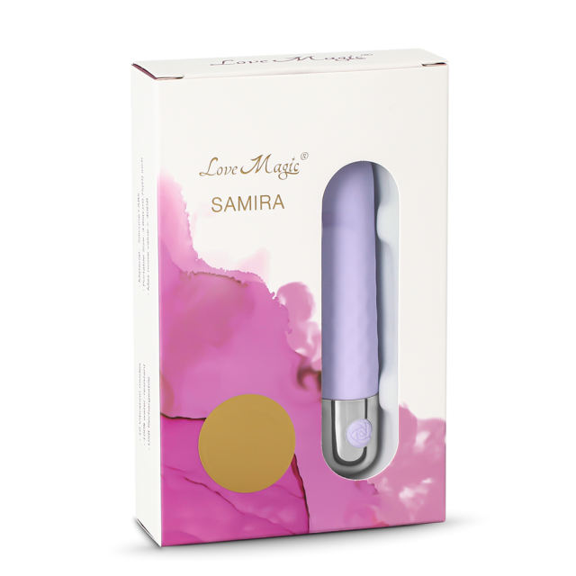 3.8'' Purple Color 10-Speed USB Recharging Silicone Vibrator