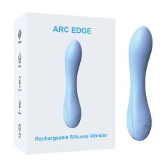 4.65'' 10-Mode Blue Rechargeable Waterproof Silicone Vibrator