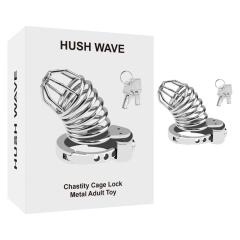 Extra Length Stainless Steel Male Chastity Cage – 4.7” Secure Lock with Keys &amp; Storage Bag