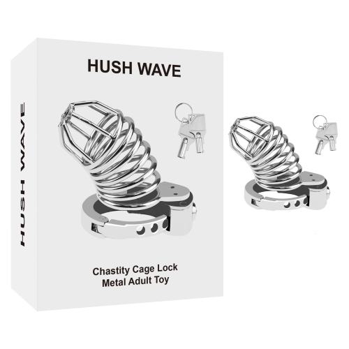 Extra Length Stainless Steel Male Chastity Cage – 4.7” Secure Lock with Keys & Storage Bag