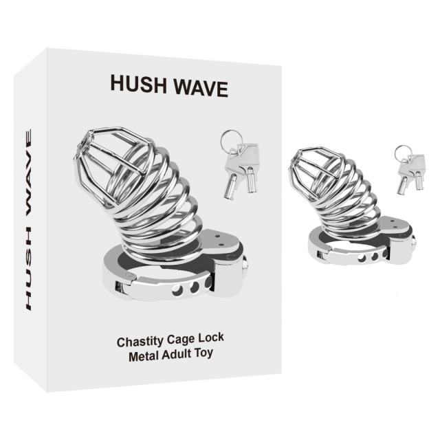 Extra Length Stainless Steel Male Chastity Cage – 4.7” Secure Lock with Keys &amp; Storage Bag