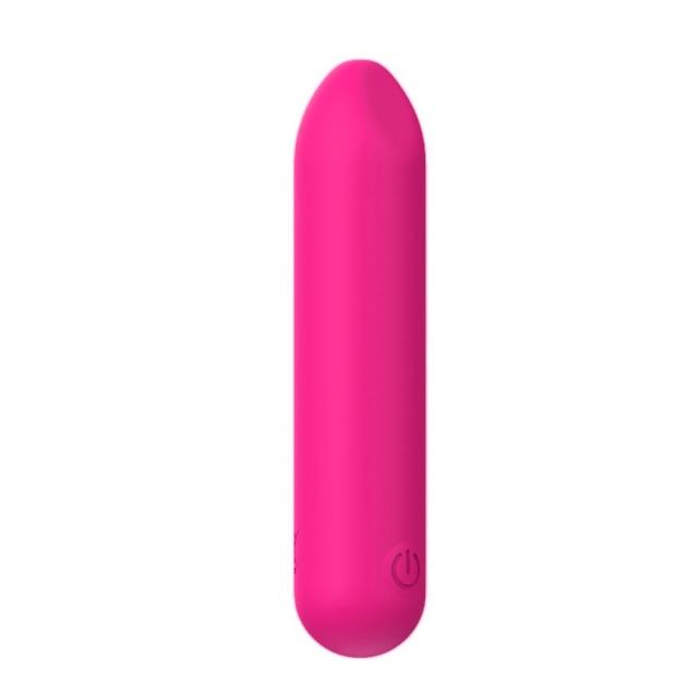 3.74" Magenta Rechargeable Bullet Vibrator – 10 Vibrating Modes Waterproof Mini Massager