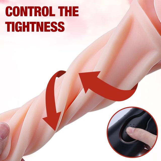App-Controlled Vibrating Masturbator – 10 Vibrating Modes with Textured Inner Sleeve
