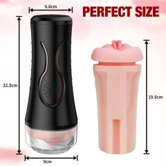 App-Controlled Vibrating Masturbator – 10 Vibrating Modes with Textured Inner Sleeve
